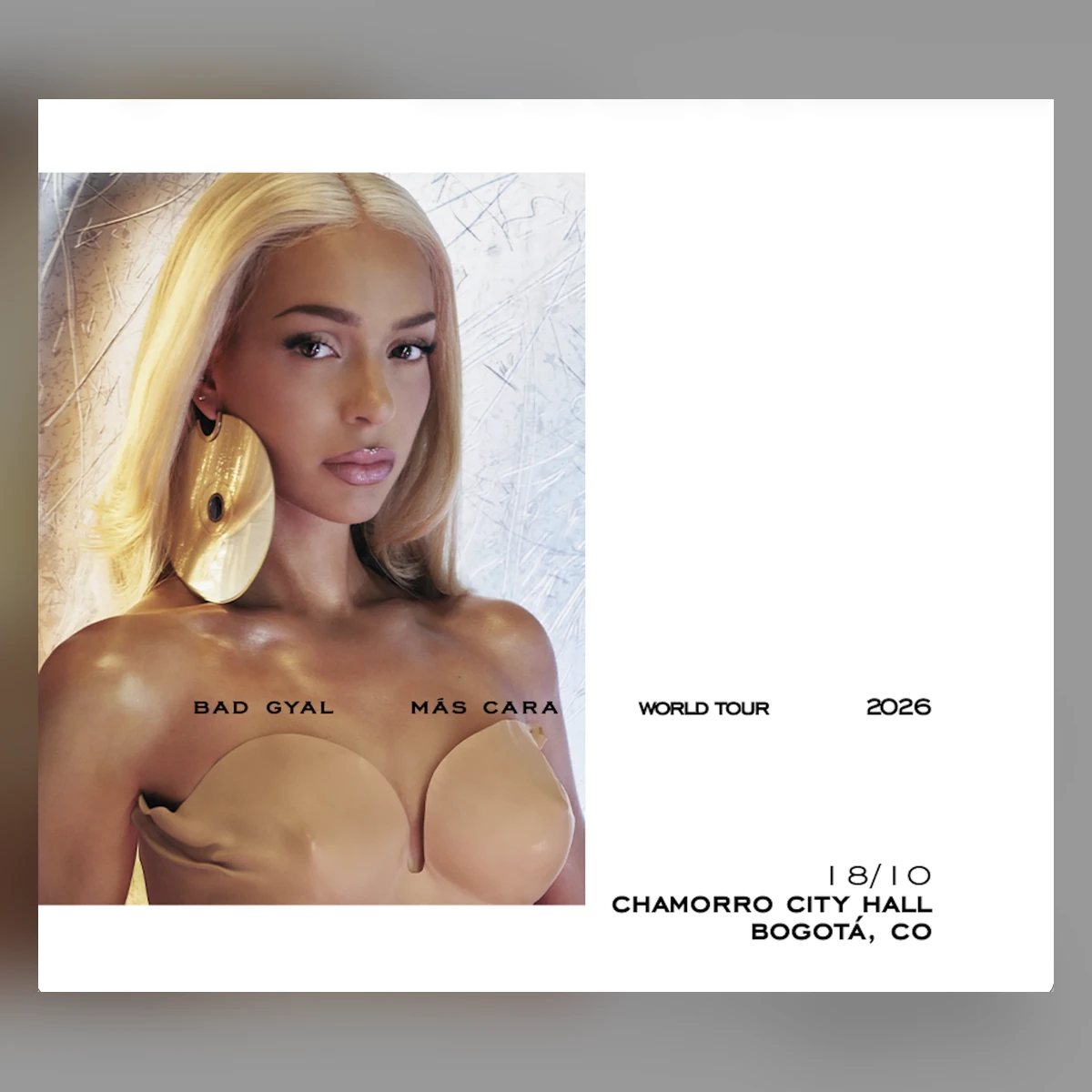Imagen de BAD GYAL | MÁS CARA WORLD TOUR 2026