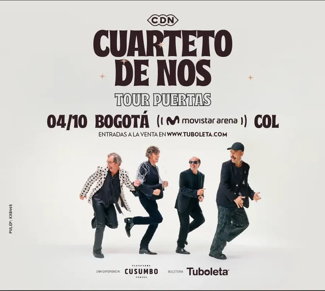 CUARTETO DE NOS | TOUR PUERTAS