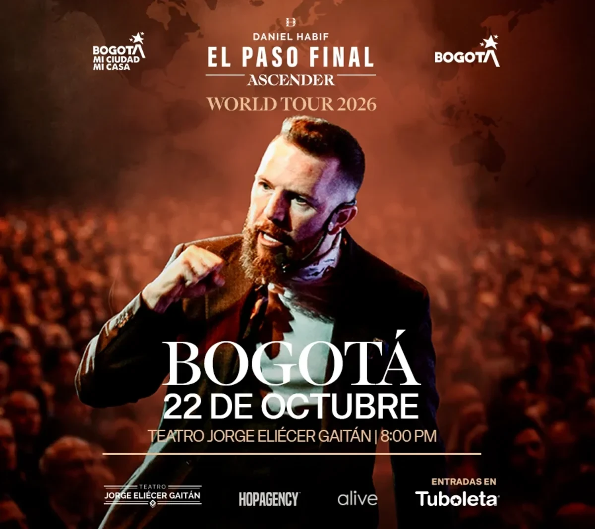 Imagen de DANIEL HABIF EL PASO FINAL ASCENDER WORLD TOUR 2026