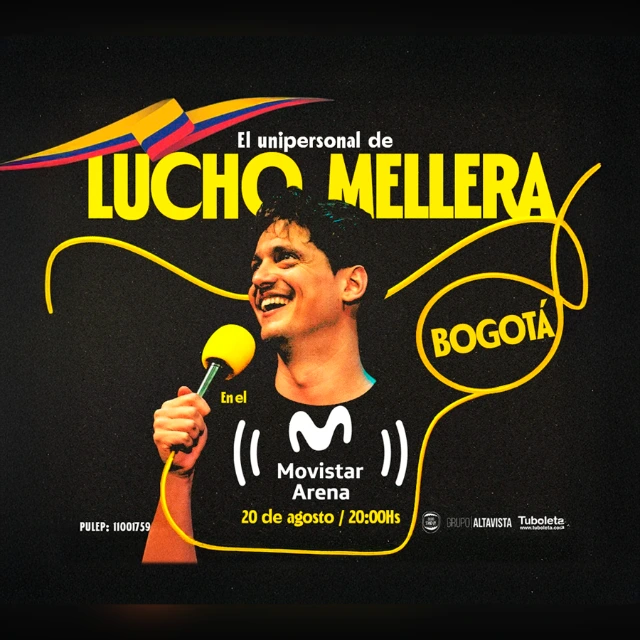 Afiche de El Unipersonal de Luciano Mellera